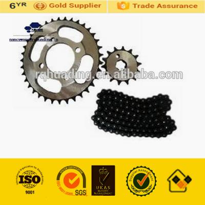 China 420 Motorcycle 7075 T6/6061 Aluminum Sprocket and Chains for sale