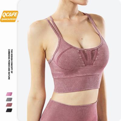 China Direct Selling Sweat-Wicking Not Support 7 Days Sample Order Lead Time Green Color Yellow Color Sports Bras for sale