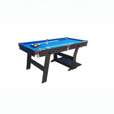 China Econmic 6Ft Kids Pool Table Fold Up Pool Table With Storage for sale