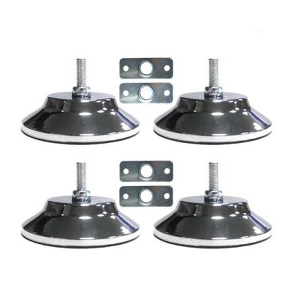 China 5 Inch Metal Game Table Leg Levelers Eco-friendly Heavy Duty Leveling Feet For Billiard Table for sale