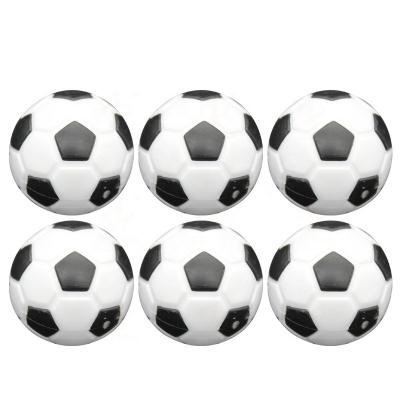 China Durable 10 Piece Table Soccer Foosball Replacements Mini Black And White Soccer Balls 28mm for sale