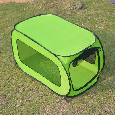 China Viable Portable Folding Pet Tent Houses Cat Dog Travel Cage Rectangular Fence Outdoor Puppy Kennel Collapsible Dog Cage Playpen for sale