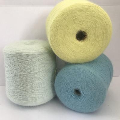 China Anti-bacteria Custom Color 70 Angora 30 Bunny Blend Nylon Blend Knitting Yarn Dyed For Sweater for sale