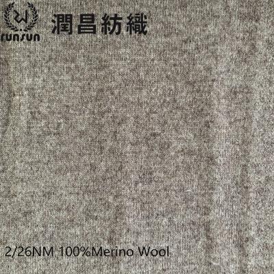 China 100% Sustainable 2/26NM Merino Wool Making Sweaters Yarn for sale