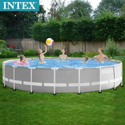 China INTEX 26756 20FT X 52IN PRISM FRAME POOLS SET buy PREMIUM pool above ground pool intex 8638 gallon for sale