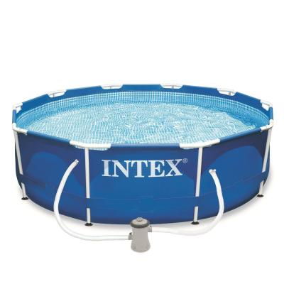 China Durable 3-ply PVC Above Ground Intex 28202 Metal Frame Around Pool 12ft x 30