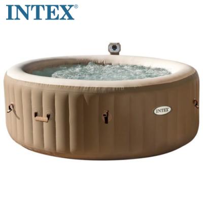 China INTEX 28428 Modern Massage 2-4 Person Water Spa Swimming Pool Outdoor Garden Spa Inflatable Hot Tub for sale