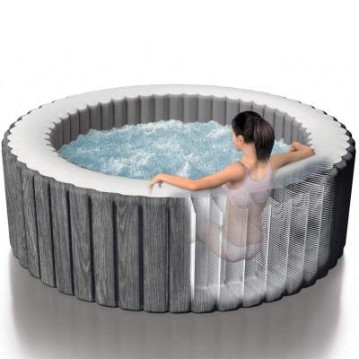 China Intex 28442 Pure Spa Greywood Set 216X71Cm Luxury Inflatable Hot Tub A: 65