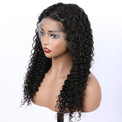 China Factory Price Curly Human Hair Wigs Lace Front ,Cuticle Aligned Indian Hair LaceFront Wig ,Frontal Closure Hair Weaves and Wigs Te koop