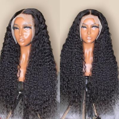 China Sale Brazilian Human Hair Lace Front Wigs For Black Women Body Wave Virgin Hair Extensions Lace Frontal Wig Natural Double Drawn Te koop