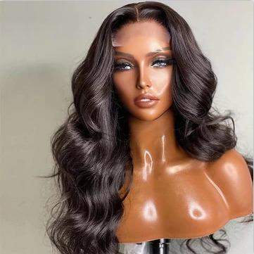 China Wholesale 180% Density Closure Wig Vendors,Cuticle Aligned Hair Human Hair Wigs, Remy 5x5 Front Lace Closure Wig For Black Women for sale