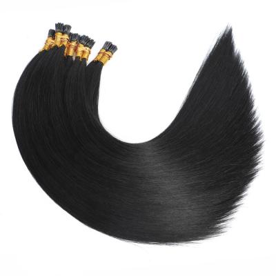 China double drawn 100% Brazilian remy cuticle aligned virgin flat, u, i, v, nano stick tip human hair extension for sale