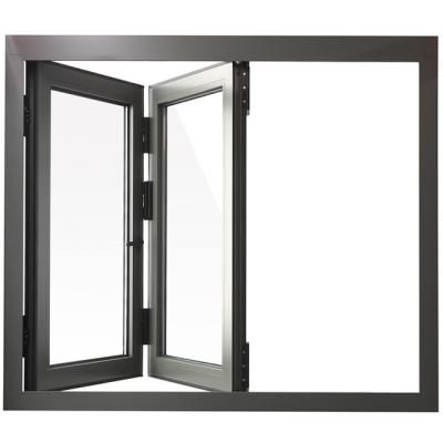 China Magnetic Screen Horizontal Aluminum Folding Windows / Fold Up Windows for sale