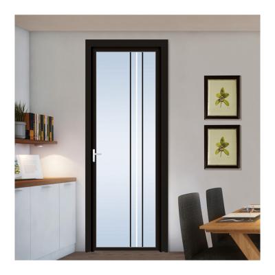 China Heat Insulation Factory Supply Contemporary Customized Glass Exterior Aluminum Double Door for sale