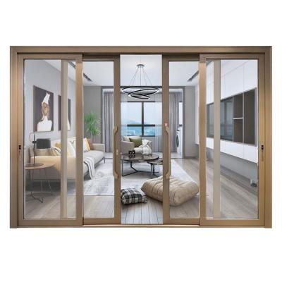 China Philippines Waterproof Prices Slim Aluminum Sliding Glass Door for sale