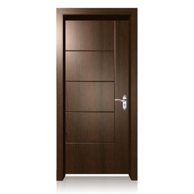 China Sound Insulation Simple Design Interior Modern Wooden Door for sale