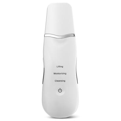 China Home DEEP CLEANING Profesional Use Rechargeable Ultrasonic Skin Dead Skin Scrubber for sale