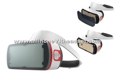 China Fashion Mobile Virtual Reality Headset , 3D Gravity Sensor Bluetooth VR Headset for sale