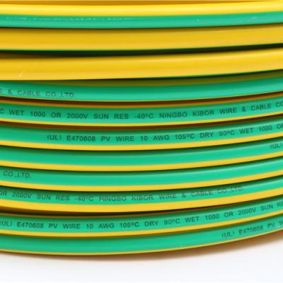 China PV Systems Connect Earthing Cable 4sq Mm Yellow And Green Cable for sale