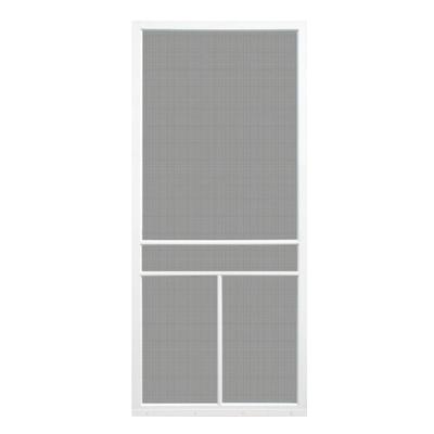 China Modern Factory Direct Sales Support Customization External / Internal T-bar PVC Screen Door for sale