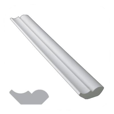 China Modern White Exterior Vinyl Interior Molding Foamed PVC Molding Door Trim Casing Base Molding for sale