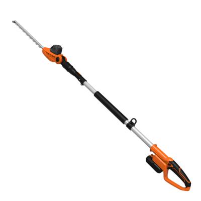 China 18V/20V Pole Adjustable Trimmer Head Cordless Hedge Trimmer, Adjustable Trimmer Head, Soft Grip Handle, Garden Tools, Bare Machine for sale