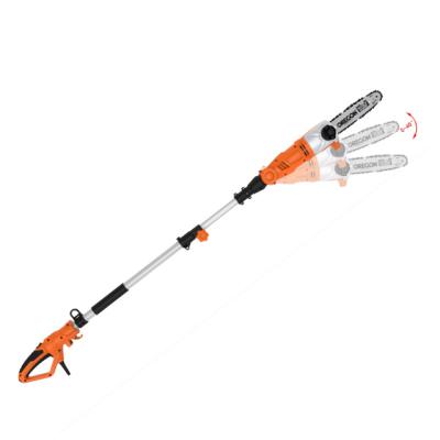 China Telescopic Handle 750W Pole Chainsaw With SDS Function Auto Lubricate Soft Handle To Handle Electric Long Pole Chainsaw With Aluminum Telescopic Tube for sale