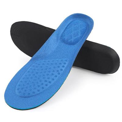 China Non-Slip Breathable Memory Foam Shock Absorption Arch Cushion Sweat-absorbent Insoles for sale