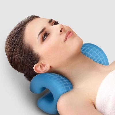 China New Design Anti Snore Neck Pillow Correction Cervical Spine Vertebra Massage Memory Foam Stretch Gravity Rests Orthopedic Latex Pillow for sale