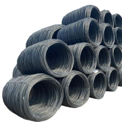 China Hot Selling Construction Wire Rod HRB400 HRB500 Hot Rolled High Carbon Steel Wire Rod Rebar for sale