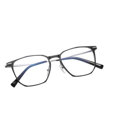 China For Reading Glasses Men Metal Aluminium Optical Frame Newest Fashion Oversized Eyeglasses for sale