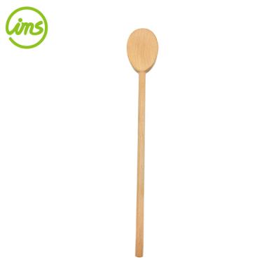 China Restaurant Sustainable High Quality Natural Wooden Spoon for sale