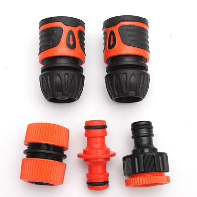 China Hose Connect High Quality ABS+PP Plastic Hose Fitting Hose Connector Quick Water Hose Set For Garden for sale