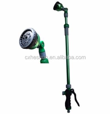 China Soft Handle Garden 9 Models Water Control Valve Spray Gun Telescopic Watering Wand for sale