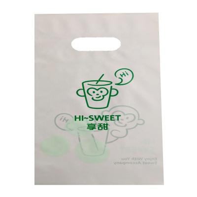 China Portable Biodegradable Beverage Cup Bag Packaging Tea Handbag Milk Plastic Bag Customized Thickened Single Cup Double Cup Bag for sale