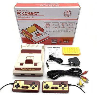 China Handheld Classic 500 Retro Games Console Classic Mini Tv Game Console 500 Retro Games With Dual Controllers for sale