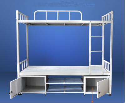 China Water Resistant School Army Used Easy Assembly Heavy Duty Steel Metal Double Bunk Bed for sale