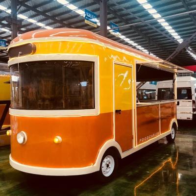 China WNP commercial food catering truck / mobile pancake cart, food vending bus, fast food truck for sale for sale