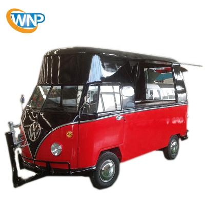 China Mobile Kitchen Churros Caravan Chips Coffee Cart Used Mobile Food Trucks Europe Coffee Cart for sale