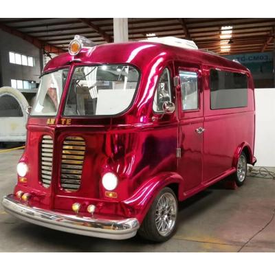 China Multifunctional vintage hot sale van commercial food truck catering mobile cooking carts ice cream food cart for sale for sale