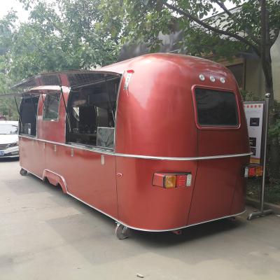 China 2020 New Design Flour Mill Vending Food Truck Espresso Cart Custom Made Ice Cream Truck Gas Beer Cart Airstream Trailer for sale