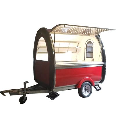 China Vegetable processing plant fiberglass small food trailer carts/used food trucks/fast food vending carts for sale for sale