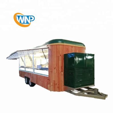 China WNP-7000S Donut Steel Plates Coffee Juice Hamburger Vending Mobile Food Bus Food Truck Trailer for sale