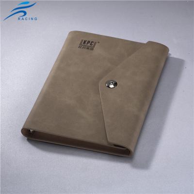 China Hardcover Book High Quality Paper Notebooks Cover PU Leather Notebook for sale