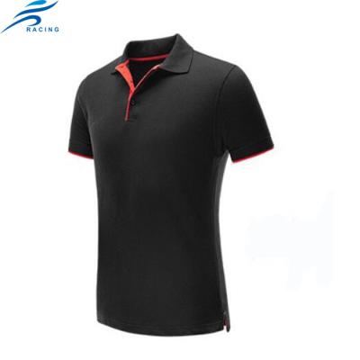 China Classic Blue Mens Cloth Comfortable Polo Short Sleeved Sportswear Anti-Shrink for sale