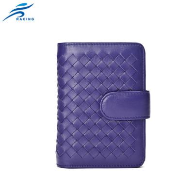 China Purse Waterproof Portable Wallet Leather and Purple Wallet for sale