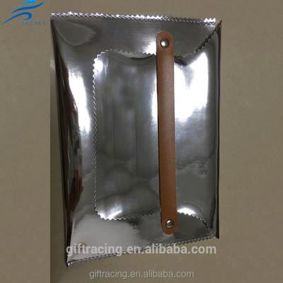 China Silver PU Lady Small Leather Pouch for sale