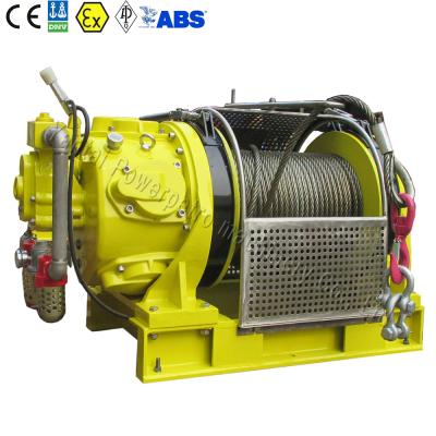 China Oil Field 10 Ton Air Winch Fishing Winch Oil Filed 10T Air Winch , Air Hoister for sale