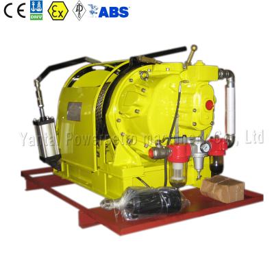 China Mine Gas Winch, Air Cylinder Brake Type Gas Powered Winch With Good Price Fish Anchor Boat Winch for sale