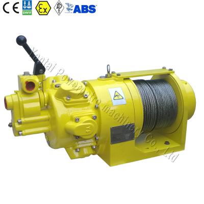 China Mining Dali Brand Distance Control 0.5 Ton Cable Pulling Air Winch for sale